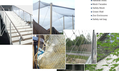  Applications du treillis de câbles en acier inoxydable