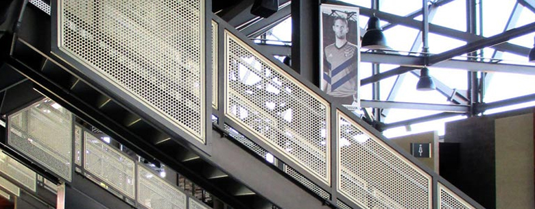 Métal perforé décoratif