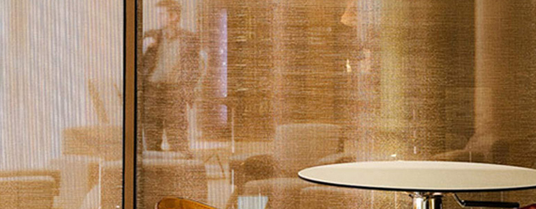 Grillage en verre feuilleté