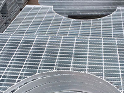 Grille à barres d'acier