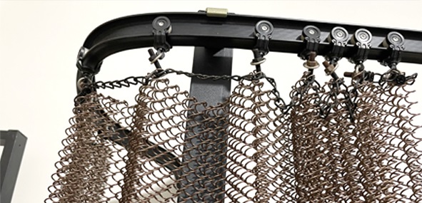 Rideau en maille