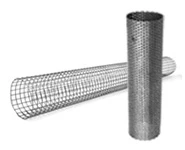 Tube lamin&eacute; en treillis m&eacute;tallique en acier inoxydable