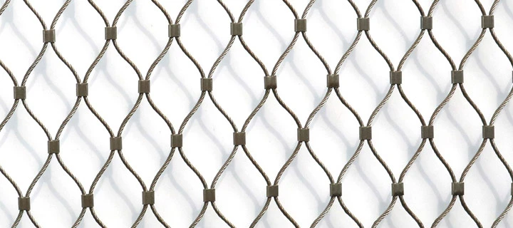 Grillage de c&acirc;bles flexible en acier inoxydable