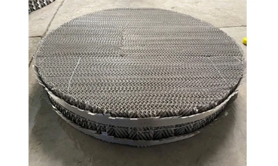 L'emballage de gaze en treillis m&eacute;tallique ondul&eacute;, l'un des treillis m&eacute;talliques couramment utilis&eacute;s. Filtre