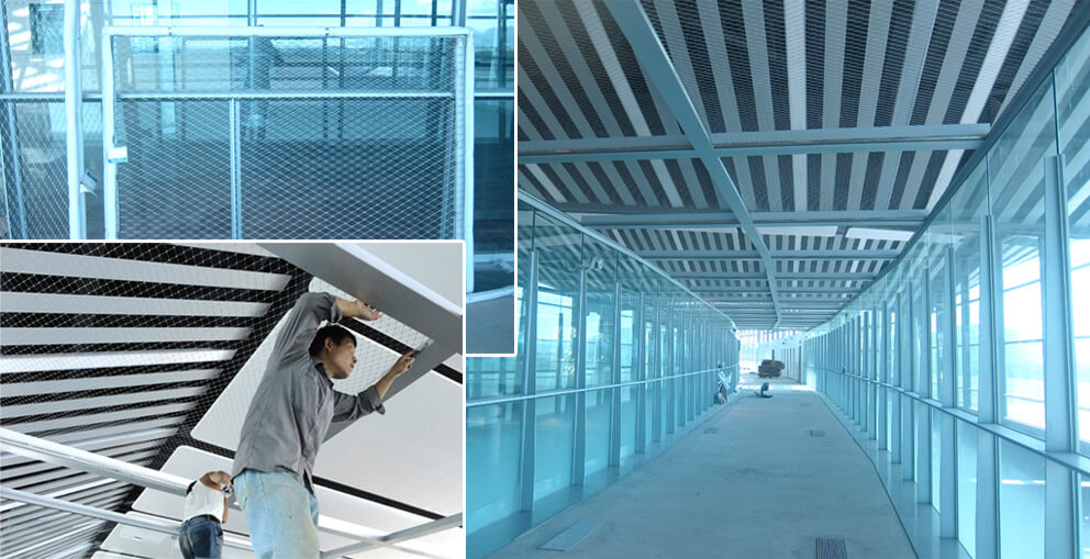 Système de plafond aéroportuaire à Maurice