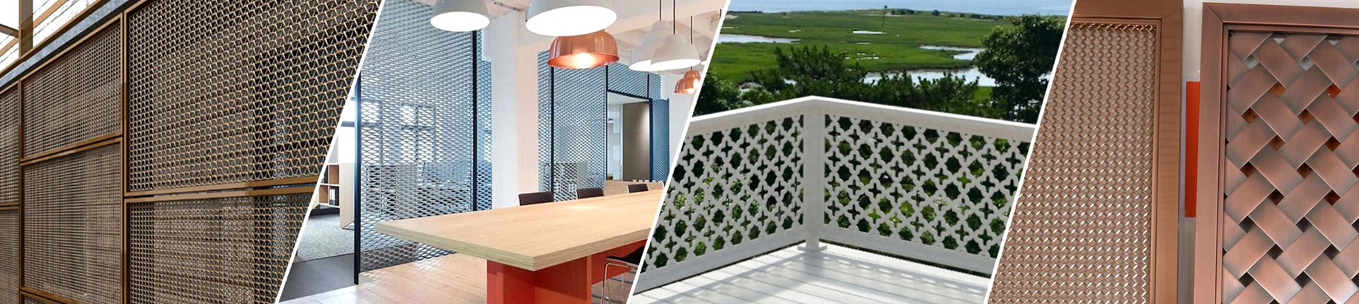 Grillage m&eacute;tallique d&eacute;coratif