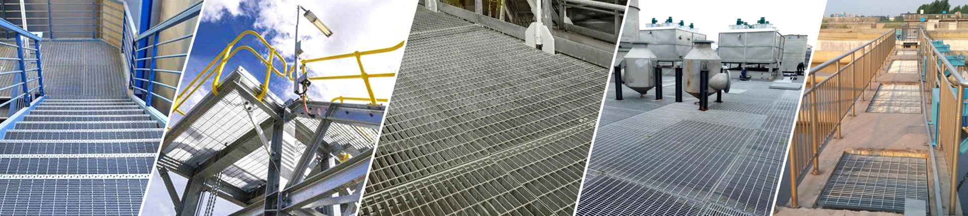 Grille &agrave; barres d'acier